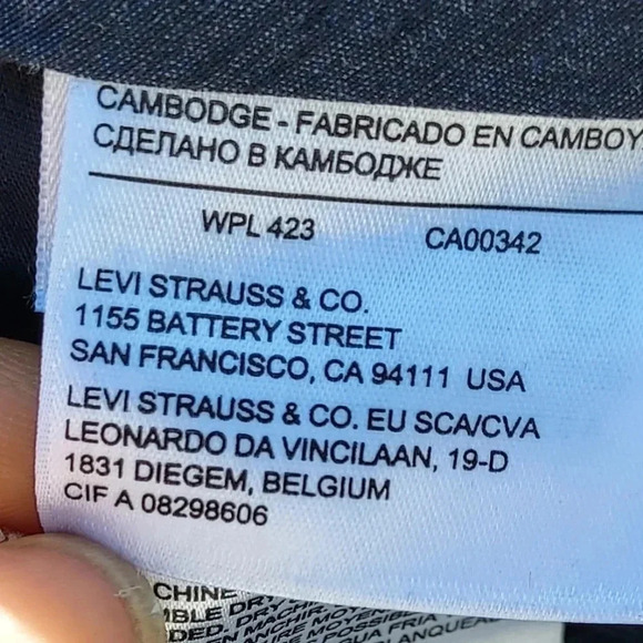 NWT Dockers Signature Big & Tall Classic Fit Lux Cotton Pants 50W×32L Blue - Picture 10 of 15